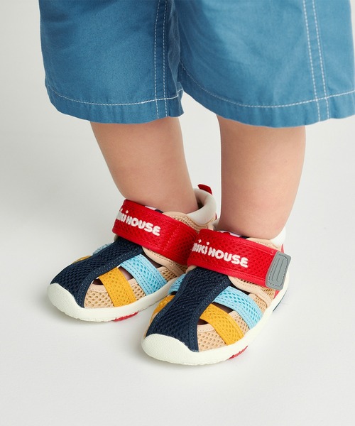 MIKI HOUSE（ミキハウス）の「ウォーターベビーサンダル（サンダル・キッズ・ホワイト/マルチ/ピンク・16cm/15.5cm/15cm/14.5cm/14cm/13.5/13cm/13.5cm/13.5㎝）」の3枚目の写真