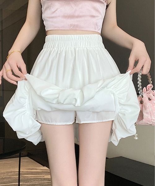 セール】ハイウエスト バルーン ミニスカート（スカート