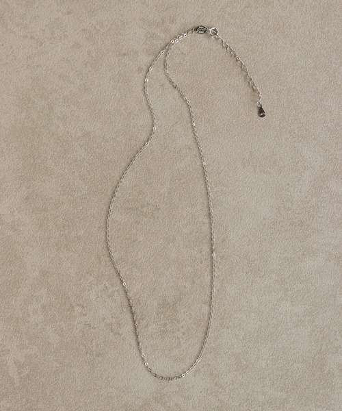 【セール】【silver925】たたきあずきチェーンネックレス（ネックレス）｜bonu.（ボヌ）