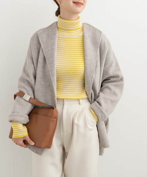 URBAN RESEARCH DOORS（アーバンリサーチドアーズ）の「ボーダーリブタートル（ニット/セーター・レディース・その他3/その他2/その他1・MEDIUM）」の14枚目の写真