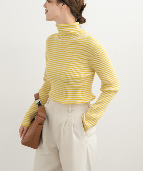 URBAN RESEARCH DOORS（アーバンリサーチドアーズ）の「ボーダーリブタートル（ニット/セーター・レディース・その他3/その他2/その他1・MEDIUM）」の19枚目の写真