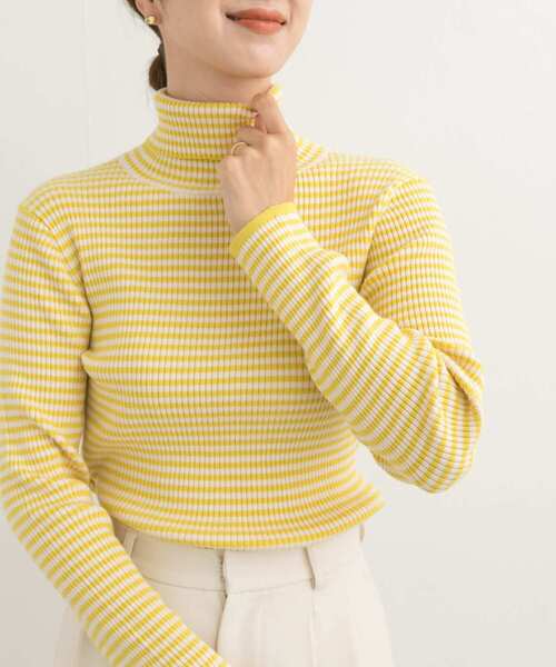 URBAN RESEARCH DOORS（アーバンリサーチドアーズ）の「ボーダーリブタートル（ニット/セーター・レディース・その他3/その他2/その他1・MEDIUM）」の21枚目の写真