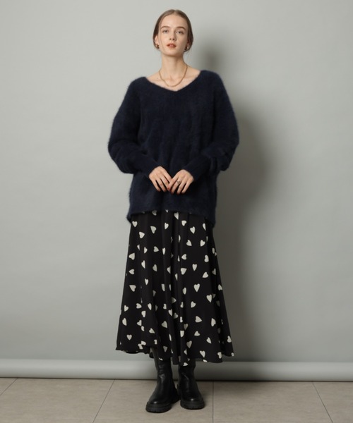 【新品タグ付き】CADUNE ハートスカート CADUNE（カデュネ）の「ハートスカート（スカート）」 - WEAR