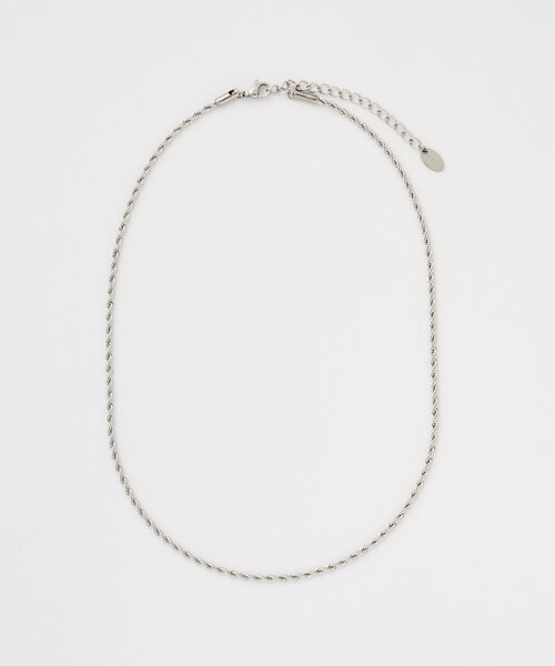 DISCOAT（ディスコート）の「【GOLDY】ステンレスツイストチェーンネックレス（ネックレス・レディース・シルバー/ゴールド・FREE）」の2枚目の写真