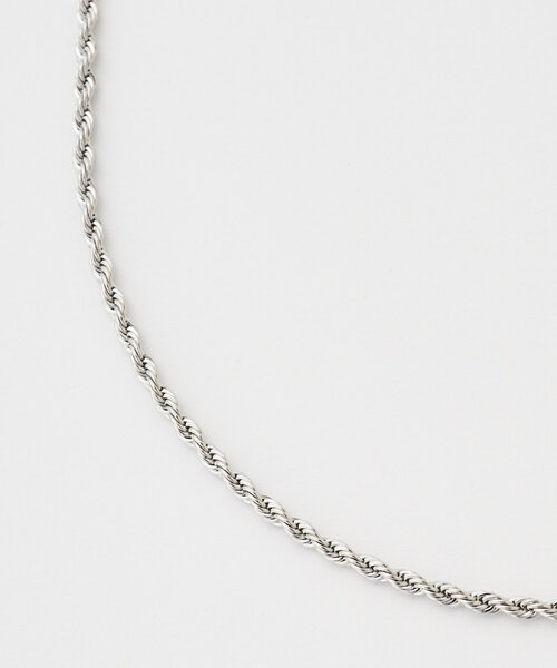 DISCOAT（ディスコート）の「【GOLDY】ステンレスツイストチェーンネックレス（ネックレス・レディース・シルバー/ゴールド・FREE）」の4枚目の写真