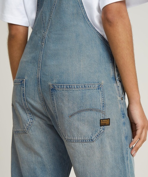 G-STAR（ジースター）の「BOWEY 3D LOOSE OVERALL/立体裁断ワイドルーズオーバーオール（サロペット/オーバーオール・レディース・インディゴブルー・SMALL/X-SMALL）」の3枚目の写真