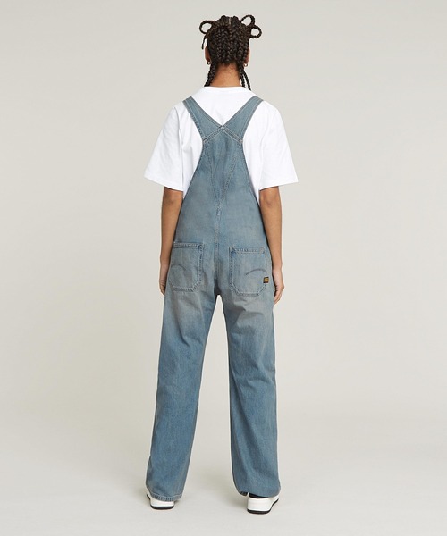 G-STAR（ジースター）の「BOWEY 3D LOOSE OVERALL/立体裁断ワイドルーズオーバーオール（サロペット/オーバーオール・レディース・インディゴブルー・SMALL/X-SMALL）」の5枚目の写真