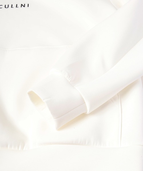 CULLNI（クルニ）の「CULLNI Logo Embroidery Hoodie（パーカー・メンズ・ホワイト/ミント/ラベンダー/ブラック/グレイッシュベージュ・0/1/2）」の10枚目の写真