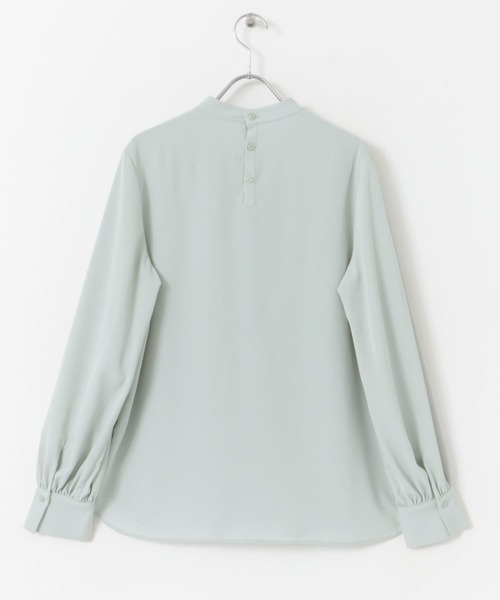 URBAN RESEARCH DOORS（アーバンリサーチドアーズ）の「ボタンポイントタックブラウス（シャツ/ブラウス・レディース・ライトブルー/オフホワイト・MEDIUM）」の11枚目の写真