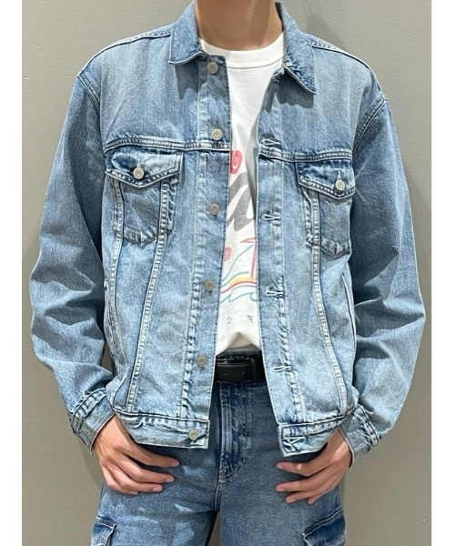 GAP デニムジャケット Gap公式オンラインストア | オーバーサイズ フリンジ ウェスタン