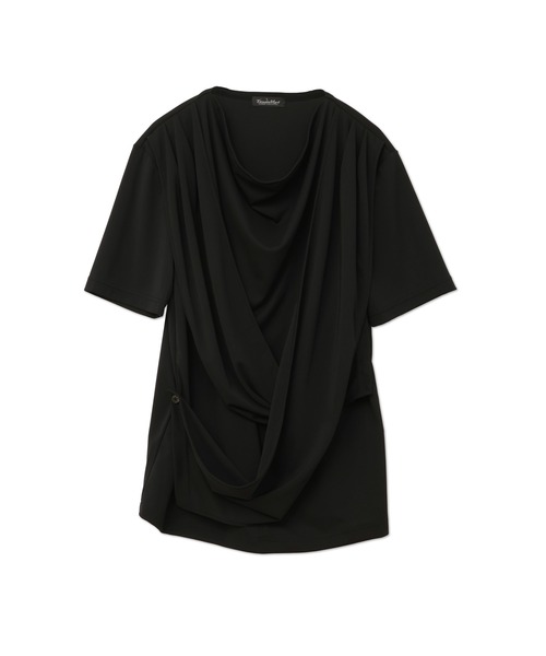 TORNADO MART(トルネードマート)の「TORNADO MART∴ストールドレープ半袖カットソー(Tシャツ/カットソー・メンズ・ホワイト/ブラック・L/M/LL)」の11枚目の写真