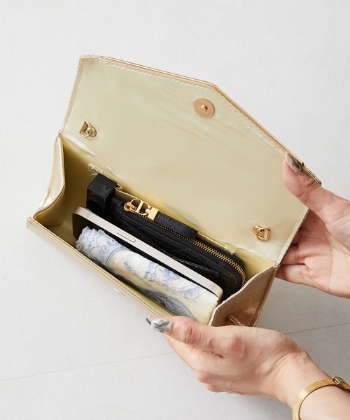 ORiental TRaffic（オリエンタルトラフィック）の「グリッタークラッチバッグ/MOB003（クラッチバッグ・レディース・シルバー/ゴールド・ﾌﾘ-）」の12枚目の写真