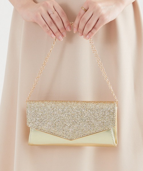 ORiental TRaffic（オリエンタルトラフィック）の「グリッタークラッチバッグ/MOB003（クラッチバッグ・レディース・シルバー/ゴールド・ﾌﾘ-）」の8枚目の写真
