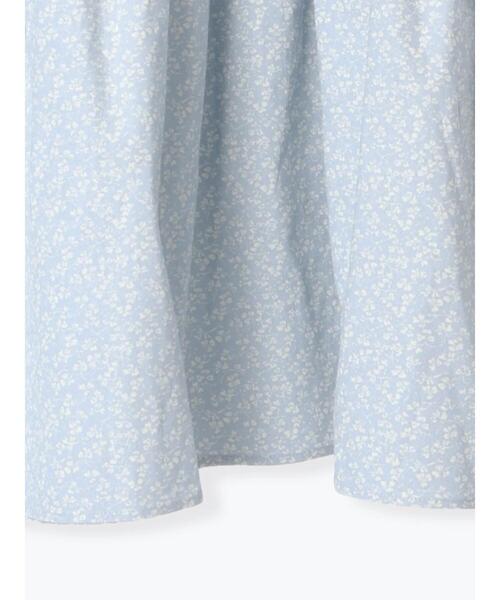 Samansa Mos2（サマンサ モスモス）の「花柄フリルカラーブラウス（シャツ/ブラウス・レディース・ブルー/ブラック/オフホワイト・F）」の13枚目の写真