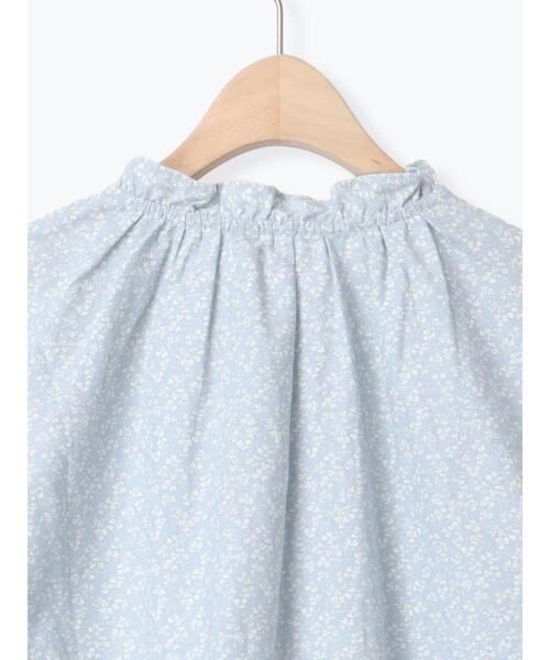 Samansa Mos2（サマンサ モスモス）の「花柄フリルカラーブラウス（シャツ/ブラウス・レディース・ブルー/ブラック/オフホワイト・F）」の12枚目の写真