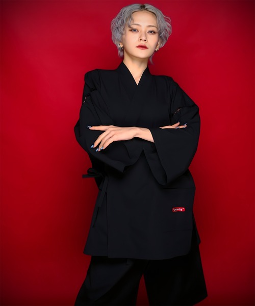 GALFY(ガルフィー)の「【別注】GA×GALFY-安定の甚平(シャツ/ブラウス・メンズ・ブラック/その他1・XL/L)」の6枚目の写真