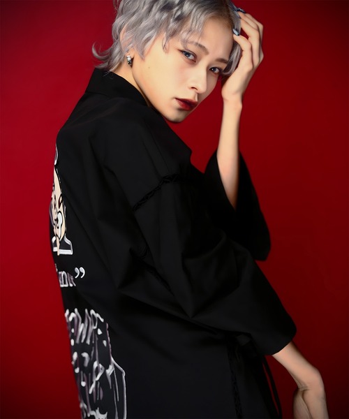 GALFY(ガルフィー)の「【別注】GA×GALFY-安定の甚平(シャツ/ブラウス・メンズ・ブラック/その他1・XL/L)」の3枚目の写真