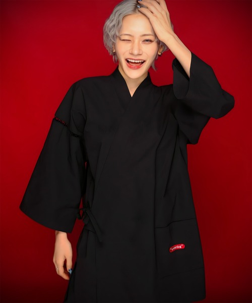 GALFY(ガルフィー)の「【別注】GA×GALFY-安定の甚平(シャツ/ブラウス・メンズ・ブラック/その他1・XL/L)」の5枚目の写真