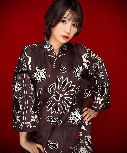 GALFY(ガルフィー)の「【別注】GA×GALFY-安定の甚平(シャツ/ブラウス・メンズ・ブラック/その他1・XL/L)」の10枚目の写真
