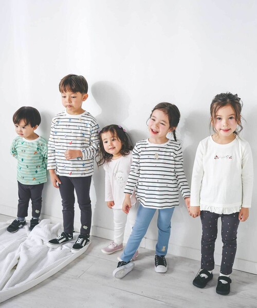 SLAP SLIP(スラップスリップ)の「【スララク/防汚加工】わくわくデザイン男の子長袖Tシャツ(80~130cm)(Tシャツ/カットソー・キッズ・ブルー/グリーン系その他/ブラック系その他/ベージュ/オフホワイト/イエロー/グレー/ホワイト・80cm/90cm/110cm/100cm/120cm/130cm)」の21枚目の写真