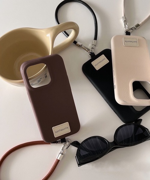 iPhoneケース スマホケース iPhone16ケース PUレザー調 ハンド