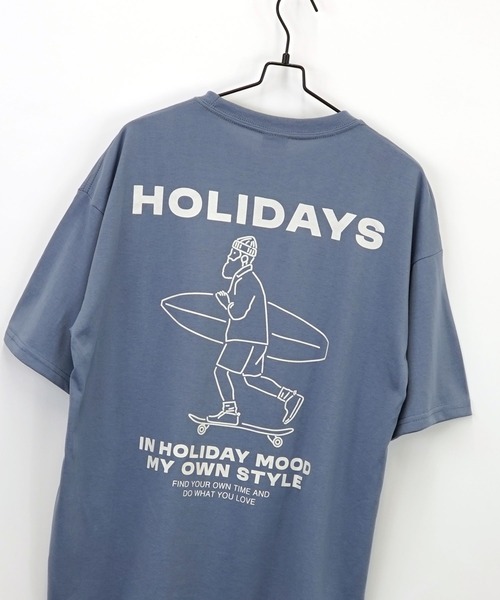 Burner（バーナー）の「【GROOVY STORE】ワンポイント刺繍ワイドTシャツ（Tシャツ/カットソー・メンズ・ブラック/ネイビー/ホワイト/インディゴブルー/スミクロ/ライトブラック/ホワイト系その他2/ホワイト系その他3/ホワイト系その他4/ホワイト系その他5/ブラック系その他2/ブラック系その他3/ブラック系その他4/コーラルピンク/ブラック系その他5/グレイッシュブルー/ホワイト系その他6・LL/L/M）」の16枚目の写真