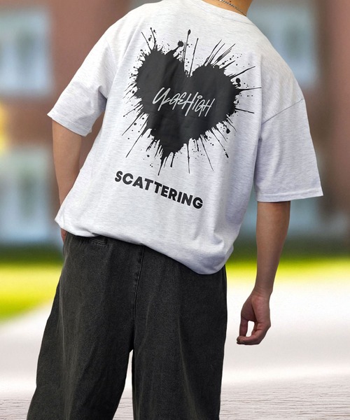 Burner(バーナー)の「【GROOVY STORE】ワンポイント刺繍ワイドTシャツ(Tシャツ/カットソー・メンズ・ブラック/ネイビー/ホワイト/インディゴブルー/スミクロ/ライトブラック/ホワイト系その他2/ホワイト系その他3/ホワイト系その他4/ホワイト系その他5/ブラック系その他2/ブラック系その他3/ブラック系その他4/コーラルピンク/ブラック系その他5/グレイッシュブルー/ホワイト系その他6/ブラウン系その他/ホワイト×グレー/ダークグリーン/ブラック系その他6/ホワイト×ライトグレー/ブラック系1/ブラック系2/杢グレー・LL/L/M)」の8枚目の写真