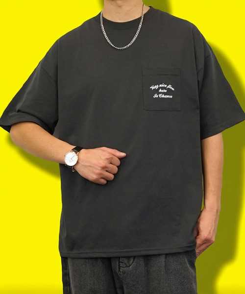 Burner（バーナー）の「【GROOVY STORE】ワンポイント刺繍ワイドTシャツ（Tシャツ/カットソー・メンズ・ブラック/ネイビー/ホワイト/インディゴブルー/スミクロ/ライトブラック/ホワイト系その他2/ホワイト系その他3/ホワイト系その他4/ホワイト系その他5/ブラック系その他2/ブラック系その他3/ブラック系その他4/コーラルピンク/ブラック系その他5/グレイッシュブルー/ホワイト系その他6・LL/L/M）」の22枚目の写真