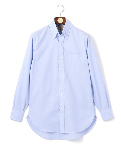 J.PRESS(ジェイプレス)の「【Single Needle Tailoring / 形態安定】マイクログラフチェック シャツ / B.D.(シャツ/ブラウス・メンズ・ネイビー系3・首回り43cm-裄丈86cm/首回り42cm-裄丈86cm/首回り41cm-裄丈85cm/首回り40cm-裄丈85cm/首回り39cm-裄丈84cm/首回り38cm-裄丈84cm/首回り37cm-裄丈82cm)」の11枚目の写真
