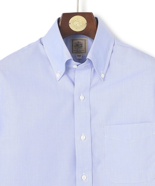 J.PRESS(ジェイプレス)の「【Single Needle Tailoring / 形態安定】マイクログラフチェック シャツ / B.D.(シャツ/ブラウス・メンズ・ネイビー系3・首回り43cm-裄丈86cm/首回り42cm-裄丈86cm/首回り41cm-裄丈85cm/首回り40cm-裄丈85cm/首回り39cm-裄丈84cm/首回り38cm-裄丈84cm/首回り37cm-裄丈82cm)」の3枚目の写真