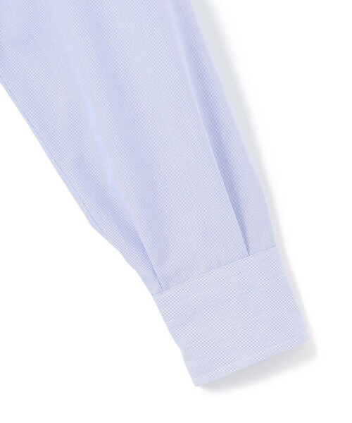 J.PRESS(ジェイプレス)の「【Single Needle Tailoring / 形態安定】マイクログラフチェック シャツ / B.D.(シャツ/ブラウス・メンズ・ネイビー系3・首回り43cm-裄丈86cm/首回り42cm-裄丈86cm/首回り41cm-裄丈85cm/首回り40cm-裄丈85cm/首回り39cm-裄丈84cm/首回り38cm-裄丈84cm/首回り37cm-裄丈82cm)」の5枚目の写真