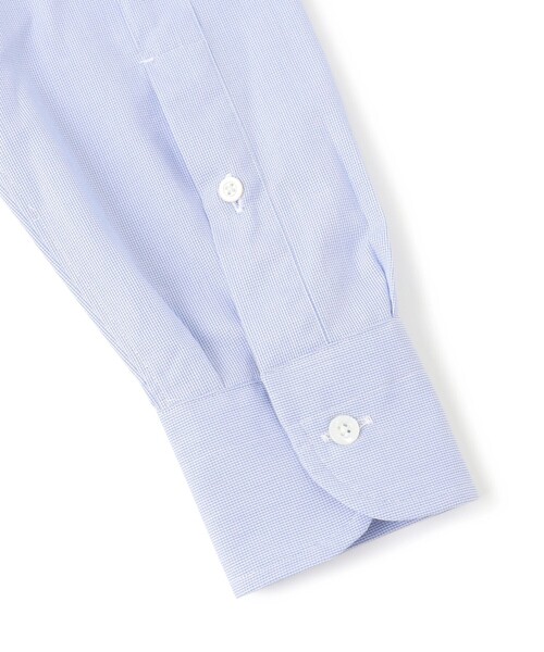 J.PRESS(ジェイプレス)の「【Single Needle Tailoring / 形態安定】マイクログラフチェック シャツ / B.D.(シャツ/ブラウス・メンズ・ネイビー系3・首回り43cm-裄丈86cm/首回り42cm-裄丈86cm/首回り41cm-裄丈85cm/首回り40cm-裄丈85cm/首回り39cm-裄丈84cm/首回り38cm-裄丈84cm/首回り37cm-裄丈82cm)」の6枚目の写真