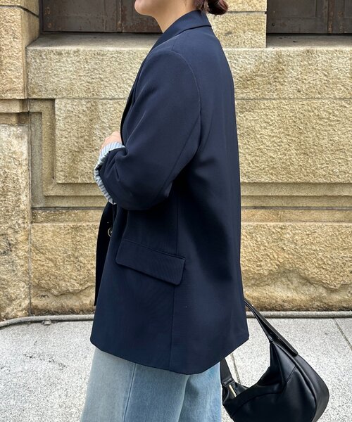 Thevon（ゼボン）の「GOLDボタンテーラードジャケット（テーラードジャケット・レディース・ベージュ/ホワイト系その他/ネイビー/ブラウン/ベージュ系その他2・FREE）」の11枚目の写真