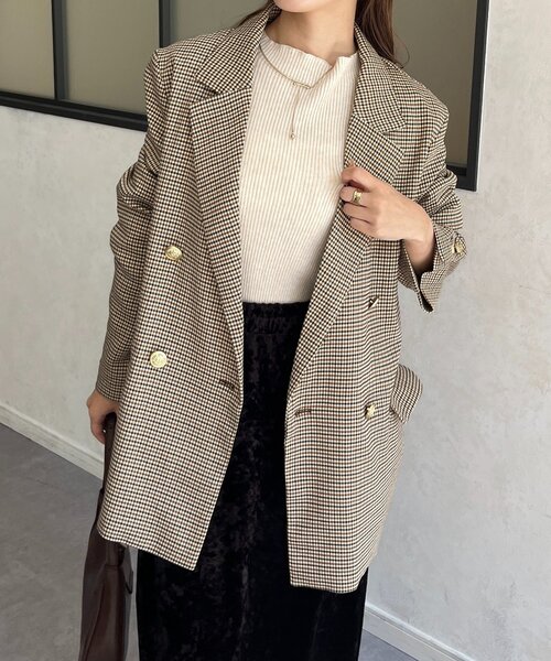 GOLDボタンテーラードジャケット（テーラードジャケット）｜Thevon