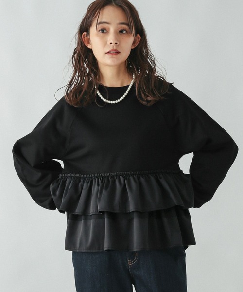 tin様せんよう GLOBAL WORK トレーナー スウェット 乾きやすいドッキングプル