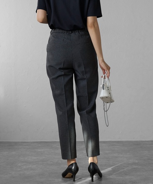 etre pret(エトレプレ)の「多サイズ対応 テーパードパンツ ※セットアップ可(スーツパンツ・レディース・グレー/ネイビー・5号/7号/9号/11号/13号/15号)」の6枚目の写真