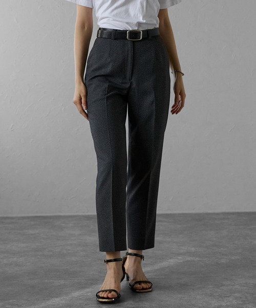 etre pret(エトレプレ)の「多サイズ対応 テーパードパンツ ※セットアップ可(スーツパンツ・レディース・グレー/ネイビー・5号/7号/9号/11号/13号/15号)」の7枚目の写真