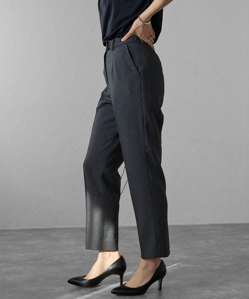 etre pret(エトレプレ)の「多サイズ対応 テーパードパンツ ※セットアップ可(スーツパンツ・レディース・グレー/ネイビー・5号/7号/9号/11号/13号/15号)」の10枚目の写真
