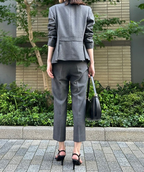 etre pret(エトレプレ)の「多サイズ対応 テーパードパンツ ※セットアップ可(スーツパンツ・レディース・グレー/ネイビー・5号/7号/9号/11号/13号/15号)」の22枚目の写真
