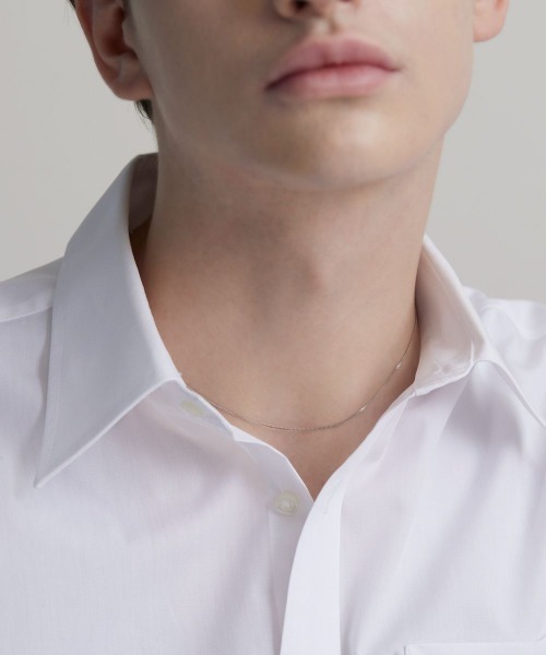 4℃ HOMME+(ヨンドシーオムプラス)の「プラチナ チェーン ネックレス(ネックレス・メンズ・プラチナム・FREE)」の4枚目の写真