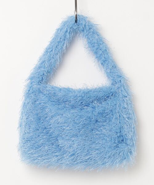 ROSE BUD（ローズバッド）の「フリンジボアショルダーバッグ（ショルダーバッグ・レディース・ブルー/ベージュ・ONE SIZE）」の14枚目の写真