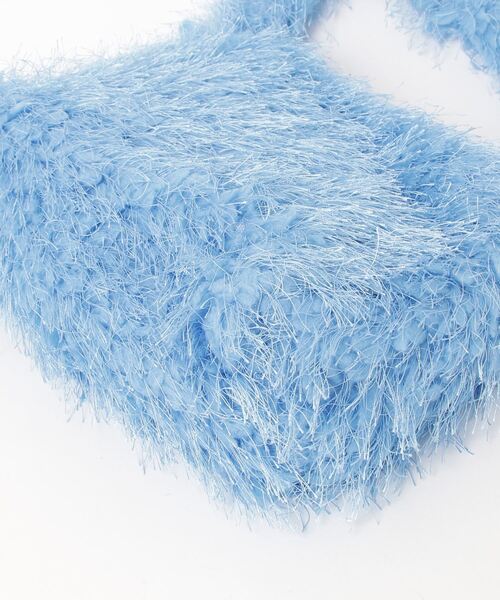 ROSE BUD（ローズバッド）の「フリンジボアショルダーバッグ（ショルダーバッグ・レディース・ブルー/ベージュ・ONE SIZE）」の15枚目の写真