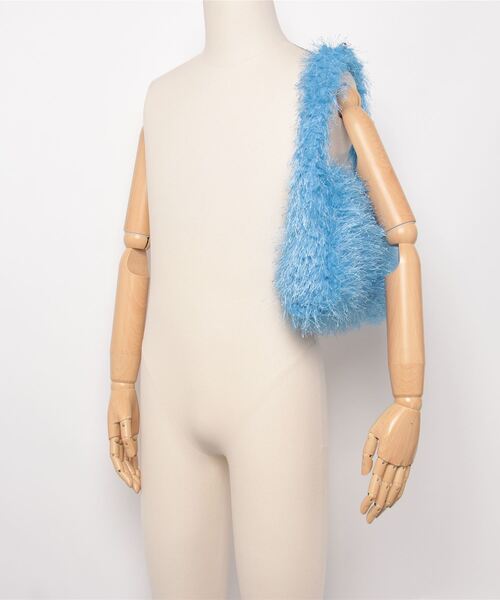 ROSE BUD（ローズバッド）の「フリンジボアショルダーバッグ（ショルダーバッグ・レディース・ブルー/ベージュ・ONE SIZE）」の17枚目の写真