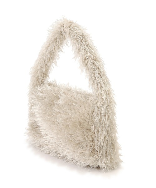 ROSE BUD（ローズバッド）の「フリンジボアショルダーバッグ（ショルダーバッグ・レディース・ブルー/ベージュ・ONE SIZE）」の7枚目の写真