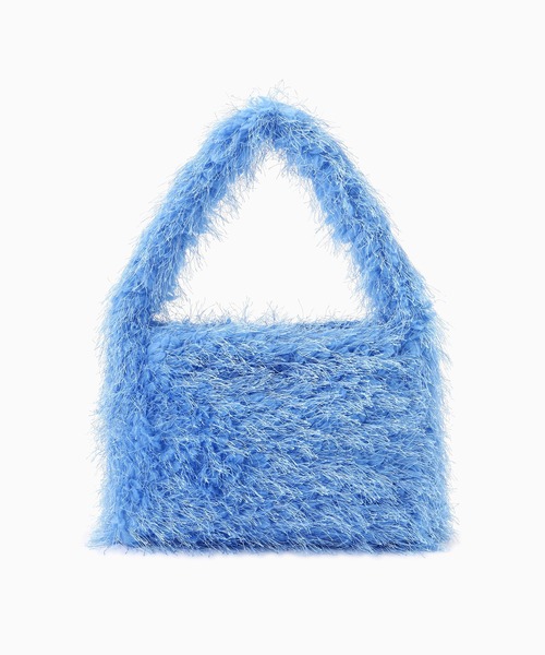 ROSE BUD（ローズバッド）の「フリンジボアショルダーバッグ（ショルダーバッグ・レディース・ブルー/ベージュ・ONE SIZE）」の13枚目の写真