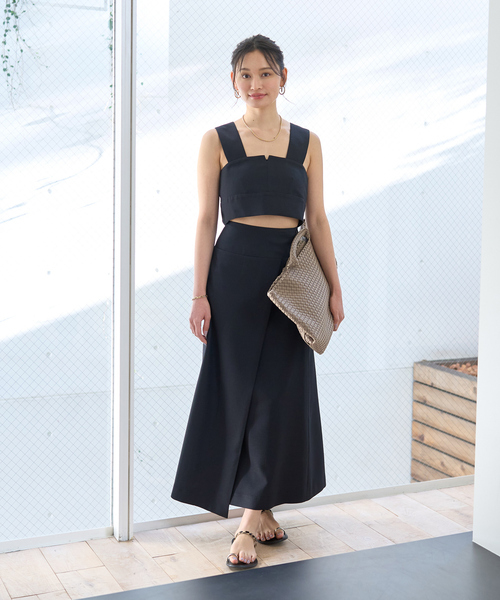 Rouge vif（ルージュヴィフ）の「【セットアップ対応】ビスチェリボンブラウス（ベスト・レディース・ブラック/アイボリー・フリー）」の11枚目の写真