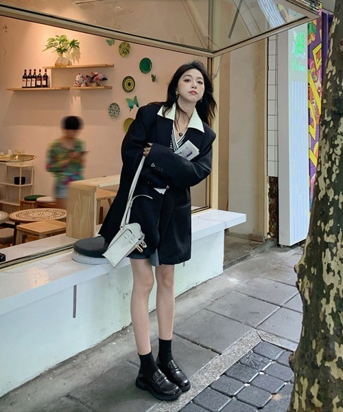 Miniministore(ミニミニストア)の「ローファー レディース PU ローヒール(ローファー・レディース・ブラック/ブラウン・24.5cm/25.0cm/22.5cm/23.0cm/23.5cm/24.0cm)」の20枚目の写真