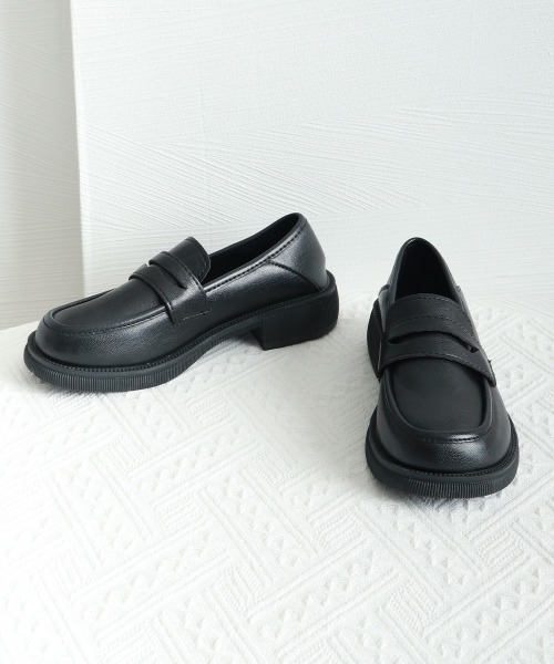 Miniministore(ミニミニストア)の「ローファー レディース PU ローヒール(ローファー・レディース・ブラック/ブラウン・24.5cm/25.0cm/22.5cm/23.0cm/23.5cm/24.0cm)」の8枚目の写真