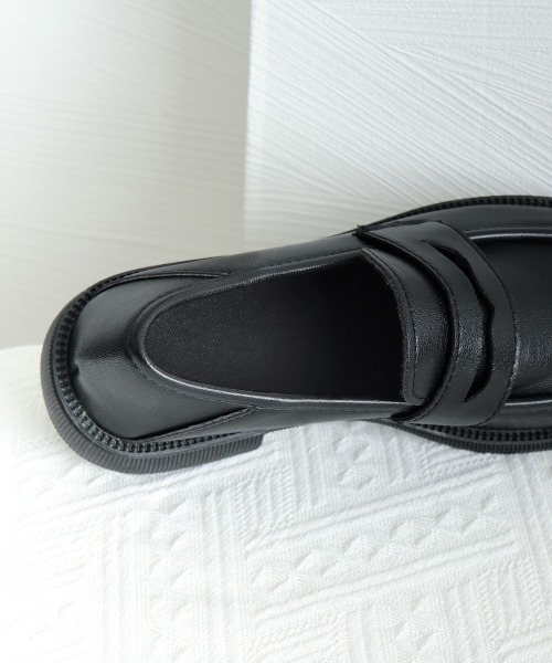 Miniministore(ミニミニストア)の「ローファー レディース PU ローヒール(ローファー・レディース・ブラック/ブラウン・24.5cm/25.0cm/22.5cm/23.0cm/23.5cm/24.0cm)」の10枚目の写真