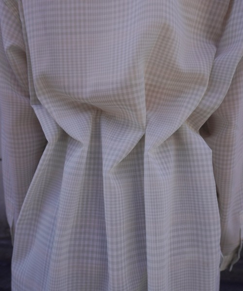 G.V.G.V.（ジーヴィージーヴィー）の「D-RING SHEER PLAID 2WAY SHIRT（シャツ/ブラウス・レディース・グリーン/グレー・ONE SIZE）」の22枚目の写真